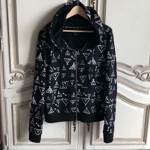 Vivilish teepee zip-up hoodie